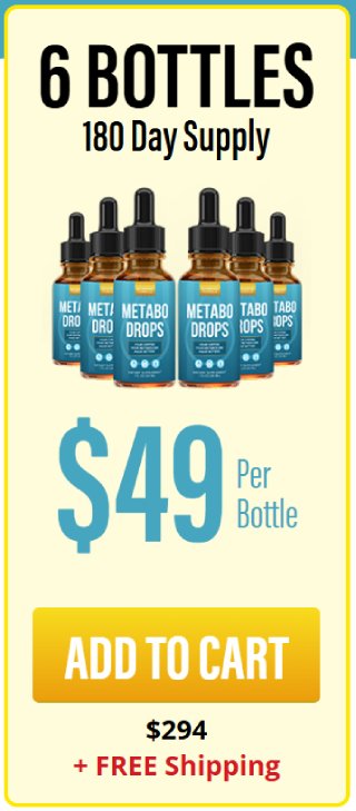 Metabo Drops pricing for 6 bottles